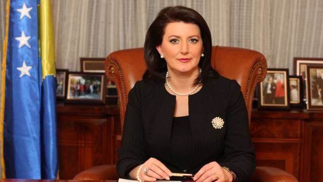Jahjaga: Anlaşmalar Kosova'nın Egemenliğini Güçlendiriyor