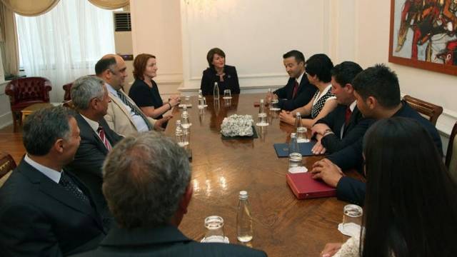 Jahjaga'dan Mısırlılar Topluluğuna Destek