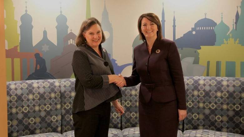 Jahjaga Washington'da Yoğun Temaslarını Sürdürüyor