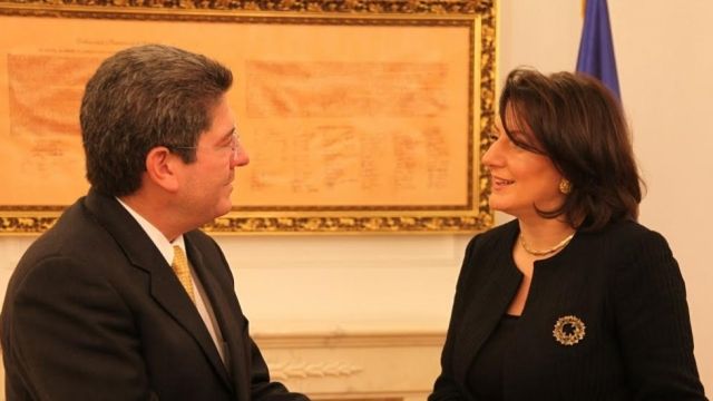 Jahjaga Panama Büyükelçisi Jose Manuel Teran'ı Kabul Etti