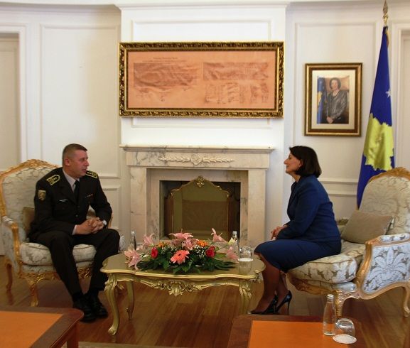 Cumhurbaşkanı Jahjaga, Selimi'yi Kabul Etti