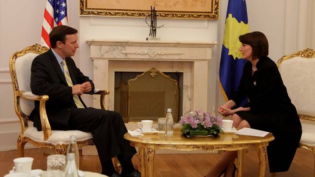 Jahjaga, ABD'nin Kosova'da Rolünü Yüksek Değerlendirdi