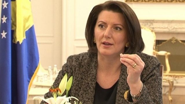 Jahjaga: Sırbistan ile Çatışmayı Kapatmalıyız