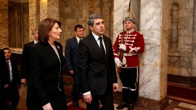 Jahjaga, Bulgaristan Başkanı Plevneliev ile Görüştü