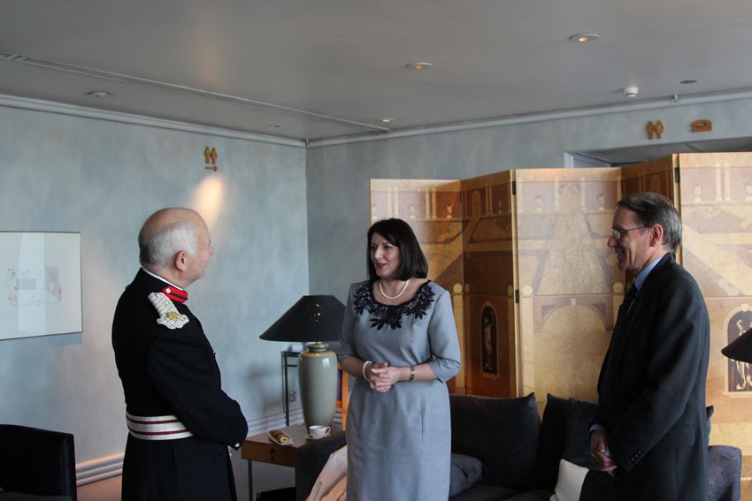 Cumhurbaşkanı Jahjaga Londra'da