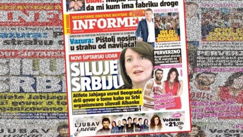 Sırp Basını: Jahjaga Belgrat'ta Sırbistan'ı Taciz Ediyor