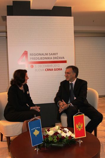 Jahjaga, Bölge Ülkeleri Meslektaşlarıyla Görüştü