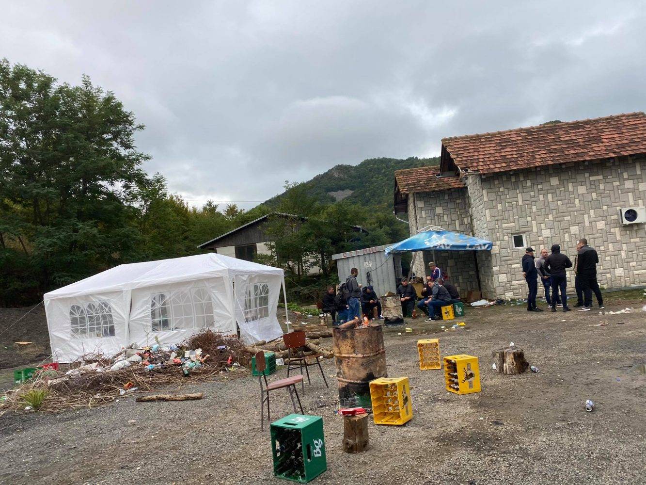 Sırpların Jarinje’deki Protestosu Devam Ediyor