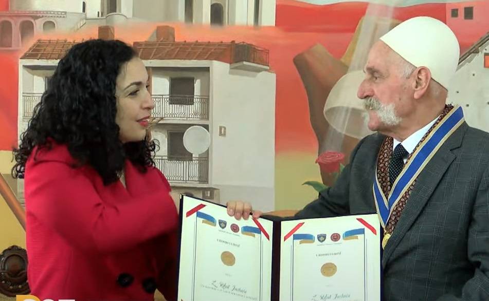 Osmani’den Rifat Jashari’ye ‘Özgürlük Nişanı’