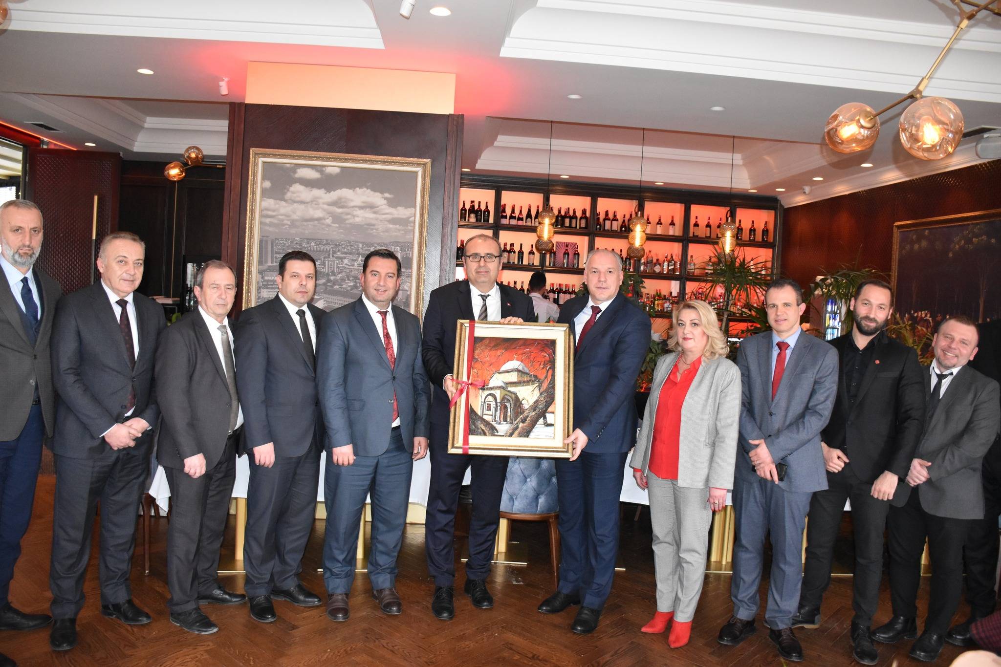 KDTP Yetkilileri Büyükelçi Sakar ile Vedalaştı