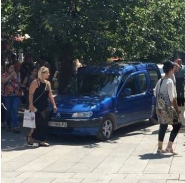 Priştine Meydanında Alışılmadık Kaza