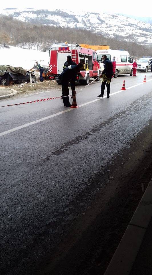 Prizren-Zhur Karayolunda Ağır Trafik Kazasında 3 Ölü