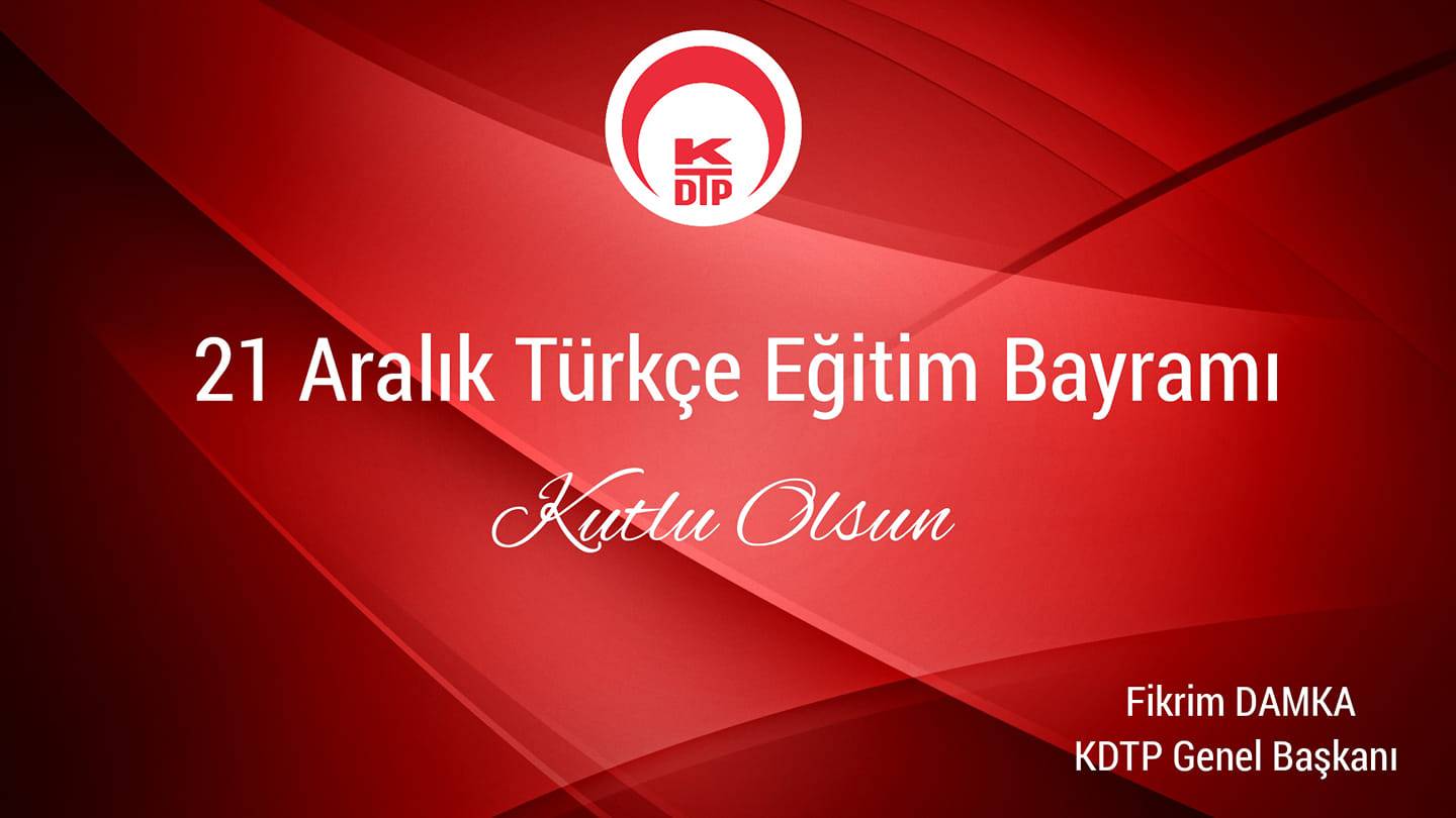 Kardeşlerimizin 21 Aralık Türkçe Eğitim Bayramı Kutlu Olsun