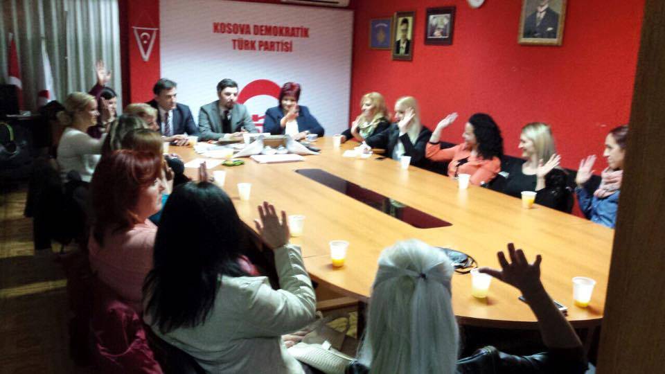 KDTP Prizren Şubesi Kadın Kolları Başkanı Fidan Jılta