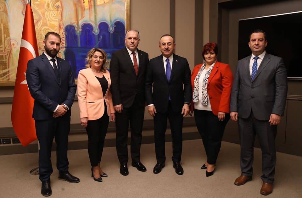 KDTP Heyeti Çavuşoğlu ile Görüştü