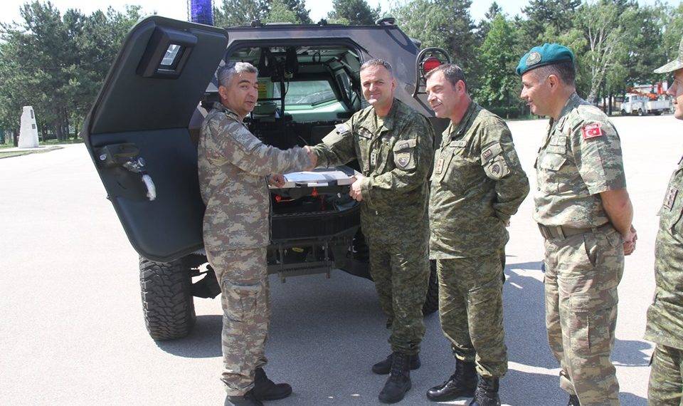 Türkiye’den KGG’ye Zırhlı Ambulans Hibe