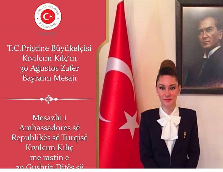 Türkiye Büyükelçisi Kılıç’tan  Zafer Bayramı Mesajı