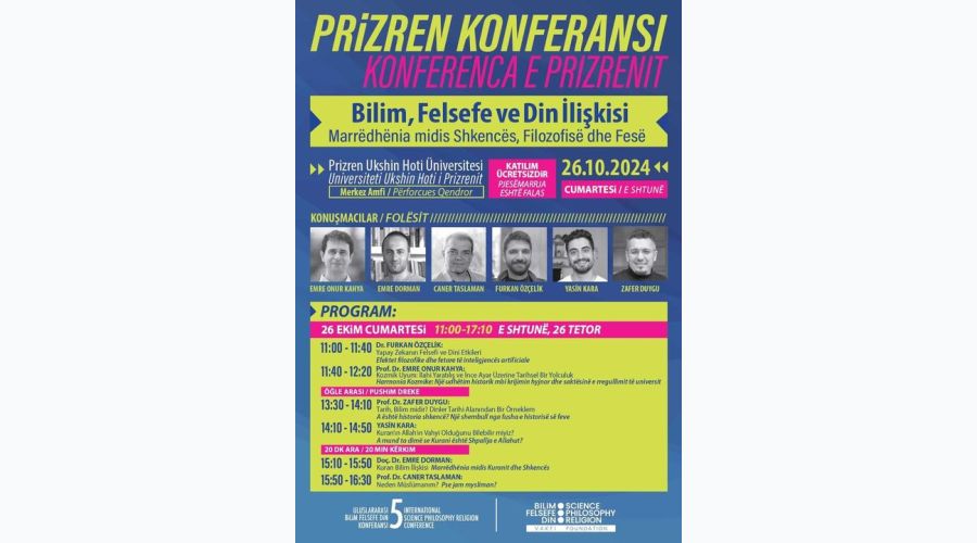 Bilim, Felsefe ve Din İlişkisi Konferansı Düzenleniyor