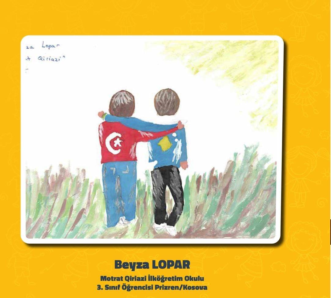 Kosovalı Çocukların Eserlerine Özel Kitapçık
