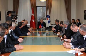 Kosovalı Belediyecilerden Başkan Akaydın'a Ziyaret