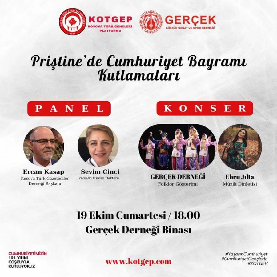 KOTGEP’ten 101. Yıl Cumhuriyet Kutlamaları: Gururla Geçen Bir Asır