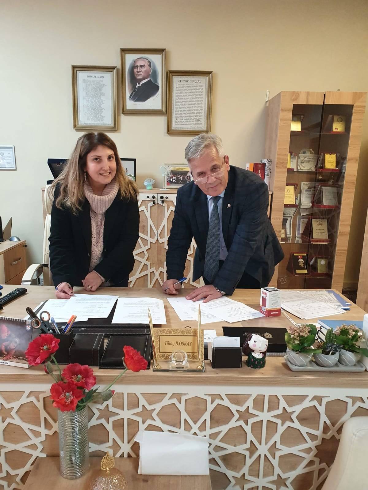 Kardeş Okul Protokolü İmzalandı