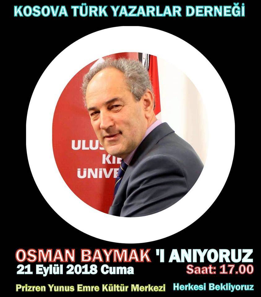 Osman Baymak İçin Prizren’de Anma Töreni