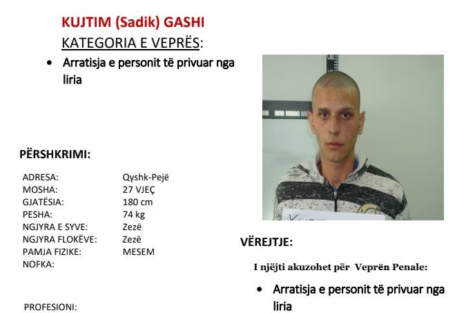 Cezaevi Firarisinin Yakalanması İçin Vatandaşlardan Yardım Talebi
