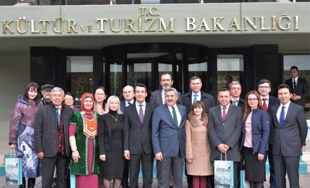 Türk Dünyası Gazetecilerinden Hüseyin Yayman'a Ziyaret