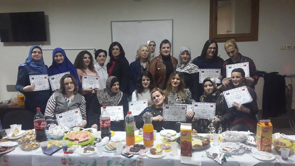 Dikiş ve Kuaför Sertifikaları Verildi