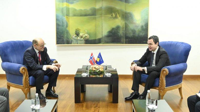 Kurti, Norveç'in Batı Balkanlar Özel Temsilcisi ile Kosova-Sırbistan Diyalogunu Görüştü