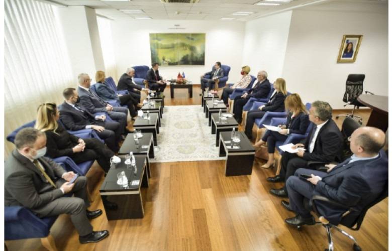 Kurti, Arnavutluk Parlamento Heyetini Kabul Etti