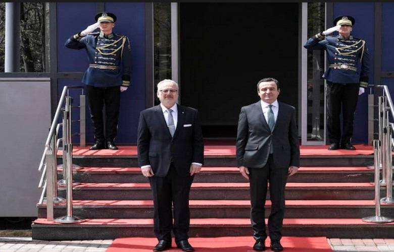 Başbakan Kurti de, Letonya Başkanı’yla Görüştü
