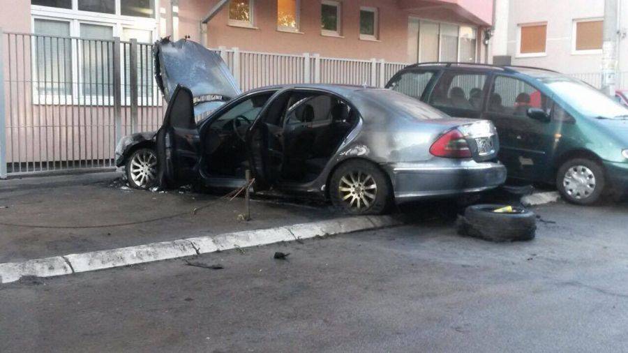Kuzeyde Sınır Polisi Müdürünün Aracı Kundaklandı