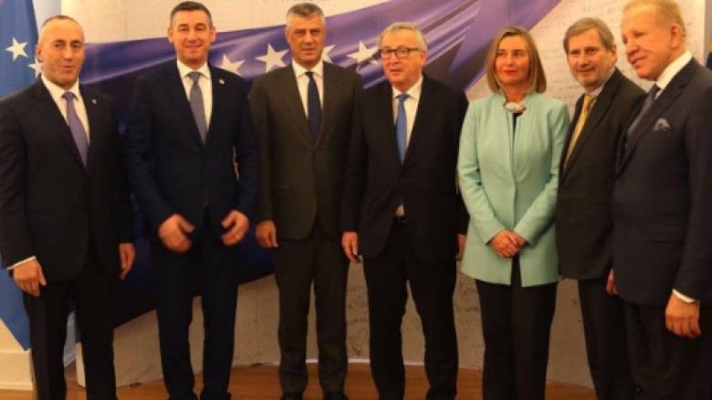 Diyalog Nihai Safhası- Kosovalı Liderler Mogherini ile Görüşüyor