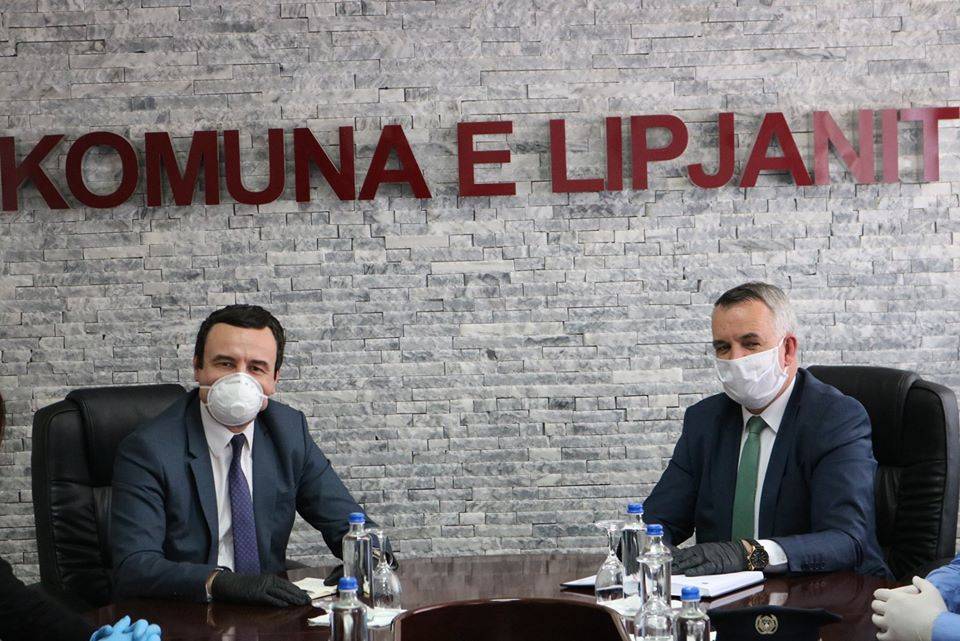 Kurti, Bakanlarla Birlikte Lipjan’da
