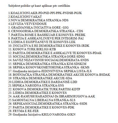 12 Aralık Seçimlerine 29 Siyasi Oluşum Katılıyor