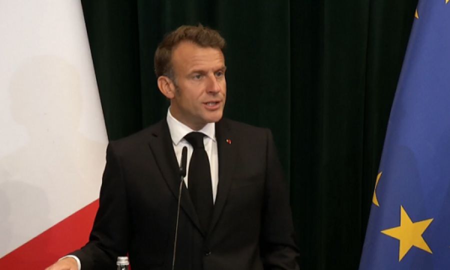 Macron: Kosova-Sırbistan Diyalogu Yeniden Başlamalı