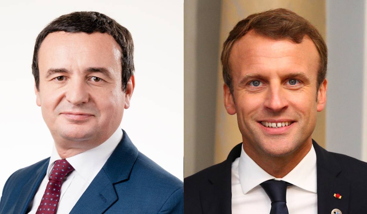 Kurti, Fransa Başkanı Macron'la Telefonla Görüştü