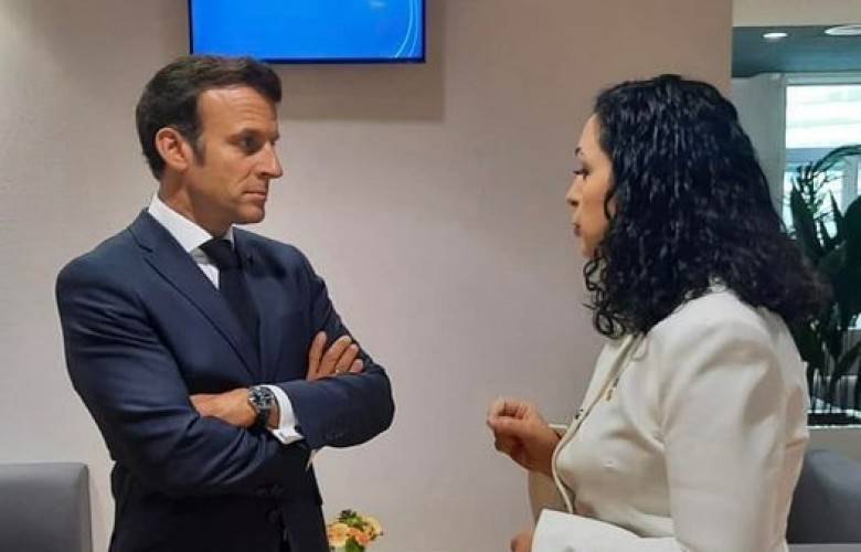 Osmani  Macron’la Görüştü