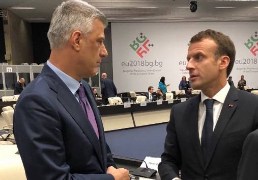 Thaçi, Macron İle Görüştü