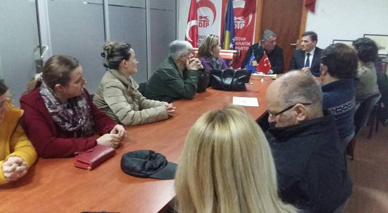 Yağcılar, Gerçek Derneği ve KDTP Priştine Şubesini Ziyaret Etti