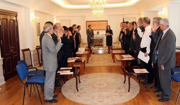 Jahjaga, Belediye Mahkeme Yargıçlarını Atadı