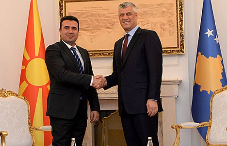 Thaçi Bugün Makedonya Ziyaretinde