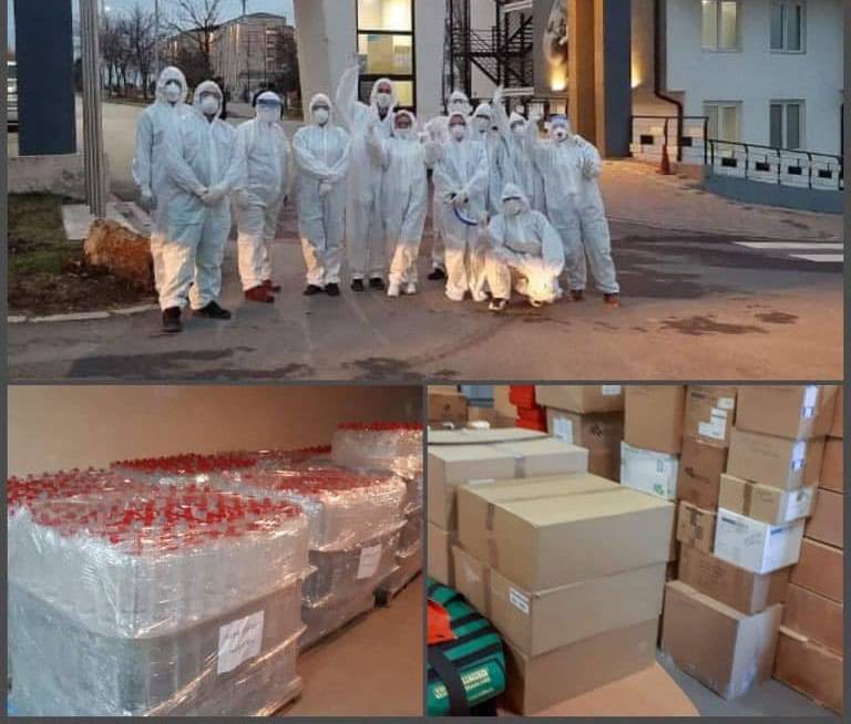 Kosova’ya 7 Bin  Koronavirüs Testi Geldi
