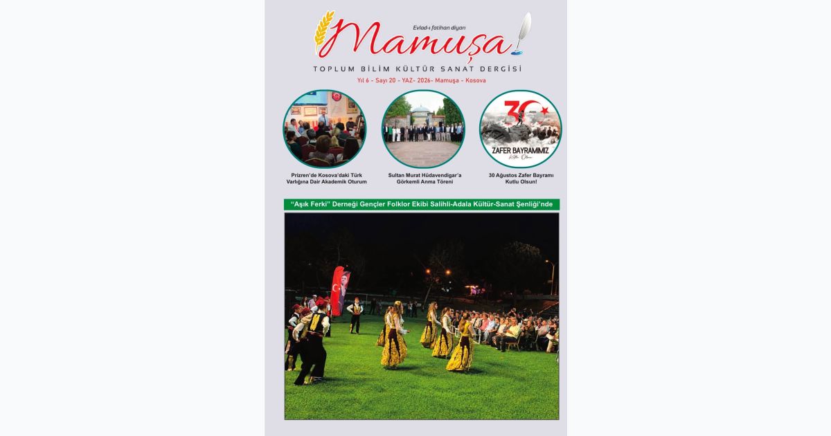 “Mamuşa” Dergisinin 20. Sayısı Yayımlandı