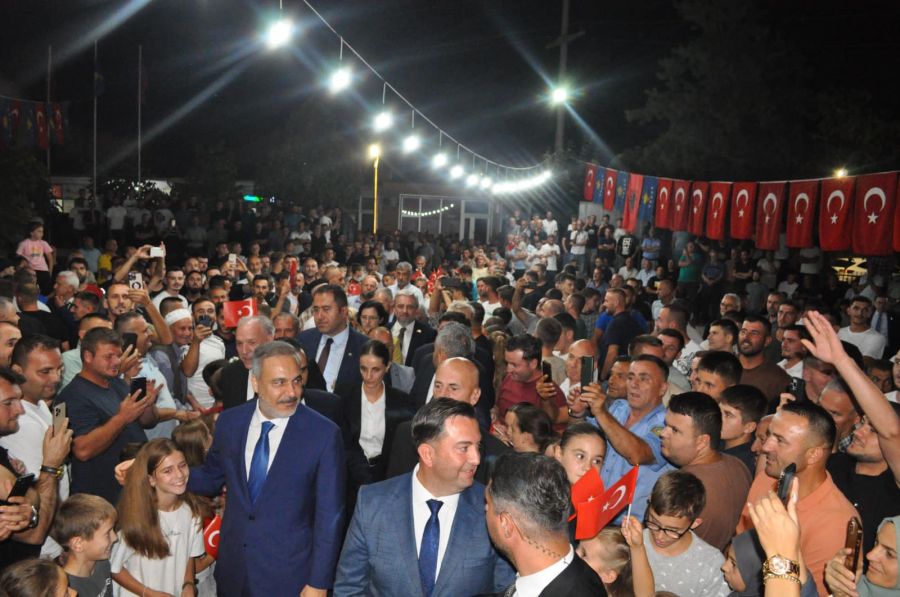Bakan Fidan Mamuşa’da Coşkuyla Karşılandı