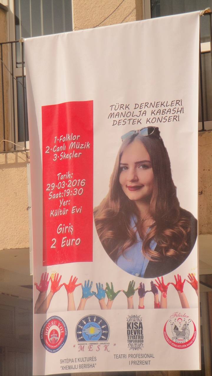 Derneklerimizden Manolja Kabashi'ye Destek Konseri