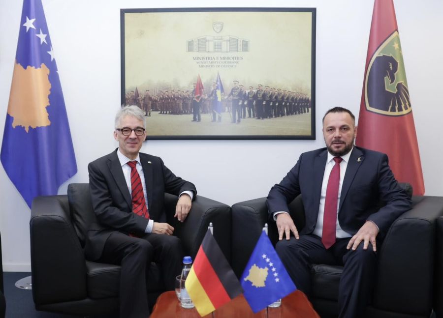 Bakan Maqedonci ve Alman Büyükelçi Rudolph Güvenlik Durumunu Görüştü