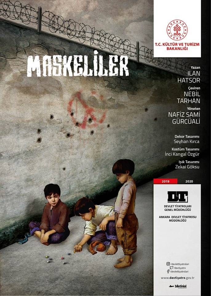 Nafiz Gürcüali’nin Yönetmenliğinde ‘Maskeliler' Oyunu Salı Ankara’da